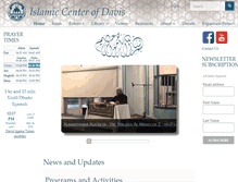 Tablet Screenshot of davismasjid.org